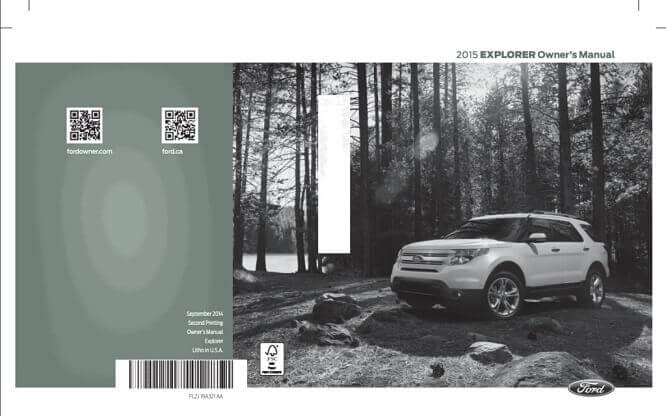 2015 Ford Explorer Owner’s Manual Image