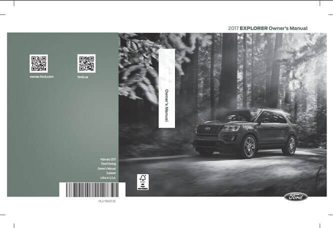 2017 Ford Explorer Owner’s Manual Image
