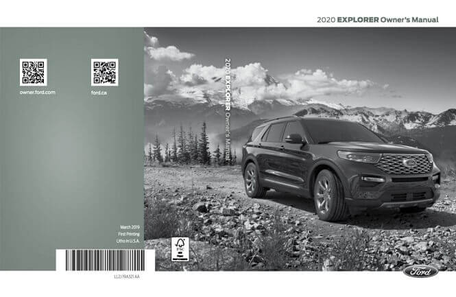 2020 Ford Explorer Owner’s Manual Image