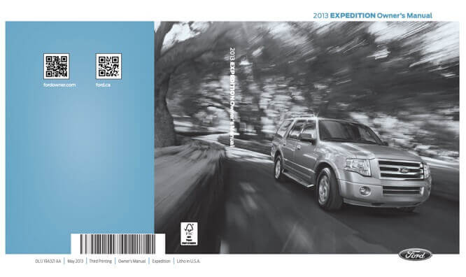 2013 Ford Expedition Owner’s Manual Image