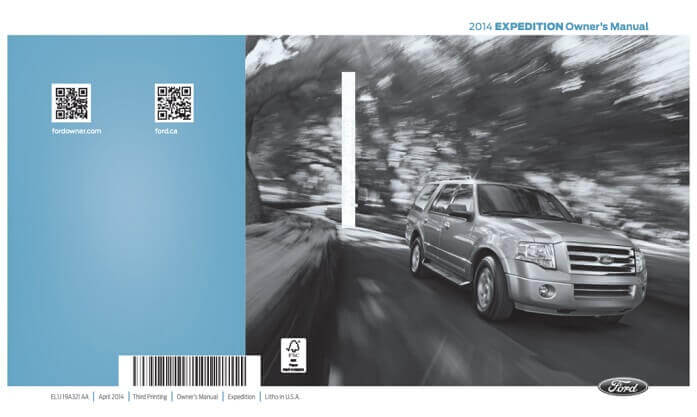 2014 Ford Expedition Owner’s Manual Image