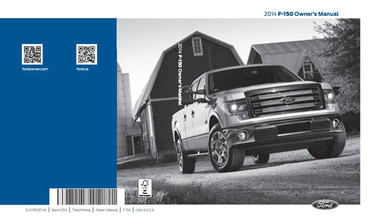 2014 Ford F-150 Owner’s Manual Image