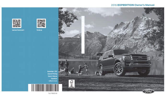 2016 Ford Expedition Owner’s Manual Image