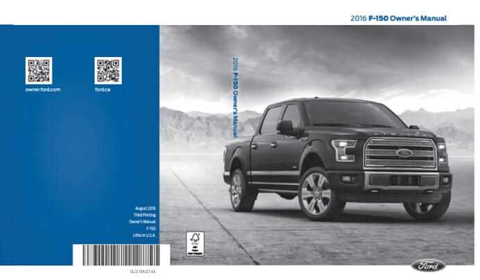 2016 Ford F-150 Owner’s Manual Image