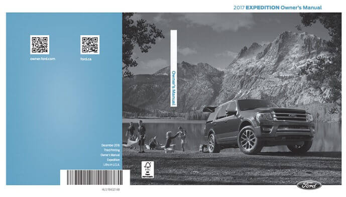 2017 Ford Expedition Owner’s Manual Image