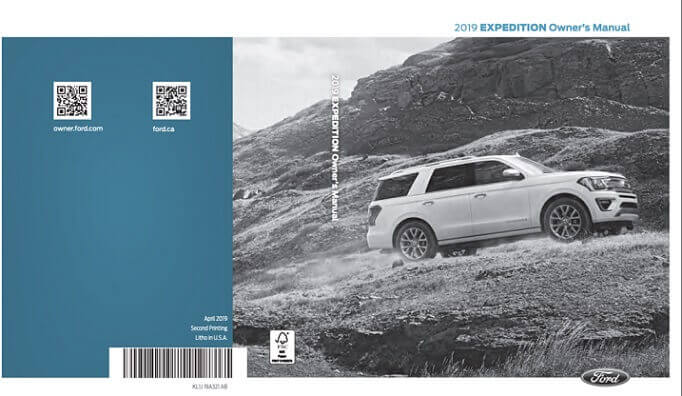 2019 Ford Expedition Owner’s Manual Image