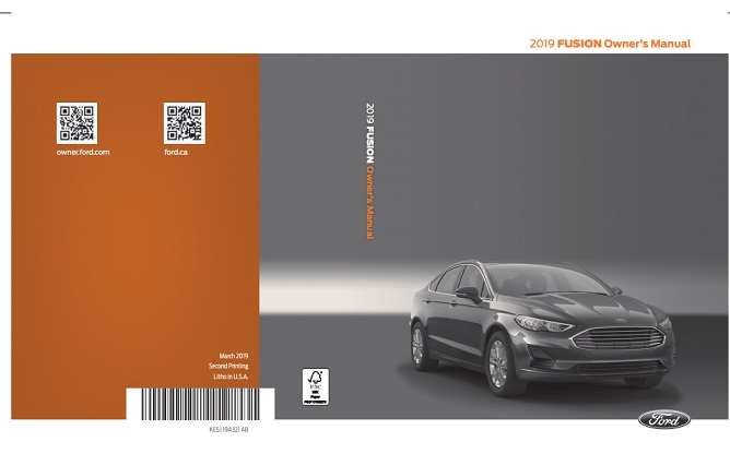 2019 Ford Fusion Owner’s Manual Image