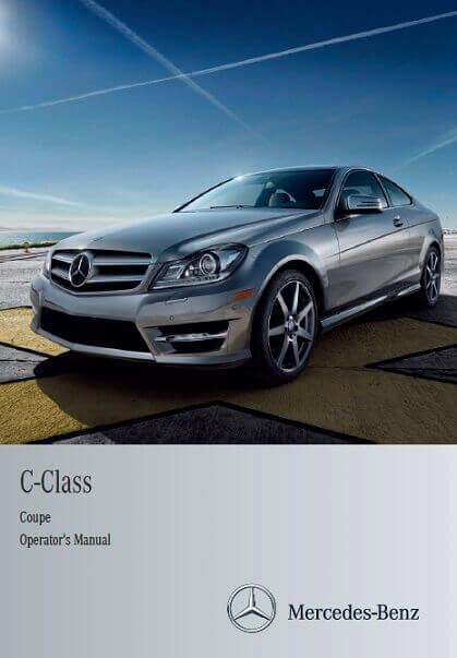 2012 Mercedes Benz C-Class Coupe Owner’s Manual Image