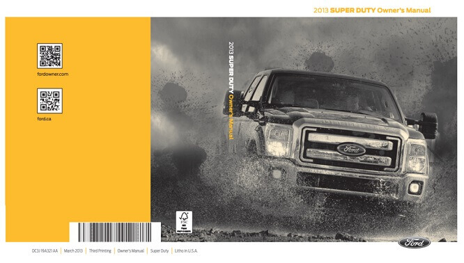 2013 Ford F-250 Owner’s Manual Image