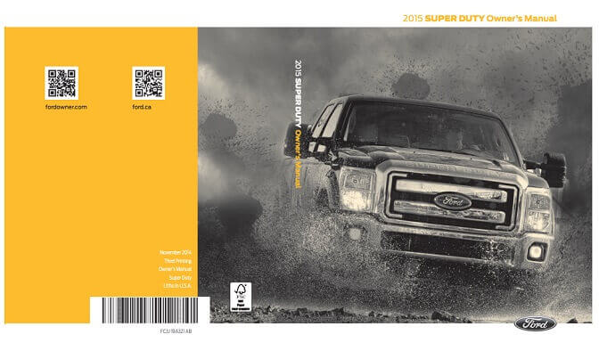 2015 Ford F-250 Owner’s Manual Image