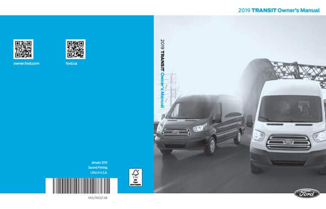 2019 Ford Transit Owner’s Manual Image