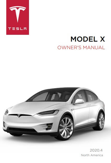 2020 Tesla Model X Owner’s Manual Image