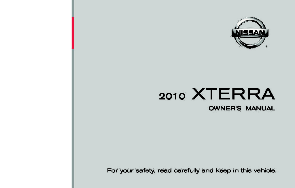 2010 Nissan Xterra Owner’s Manual Image