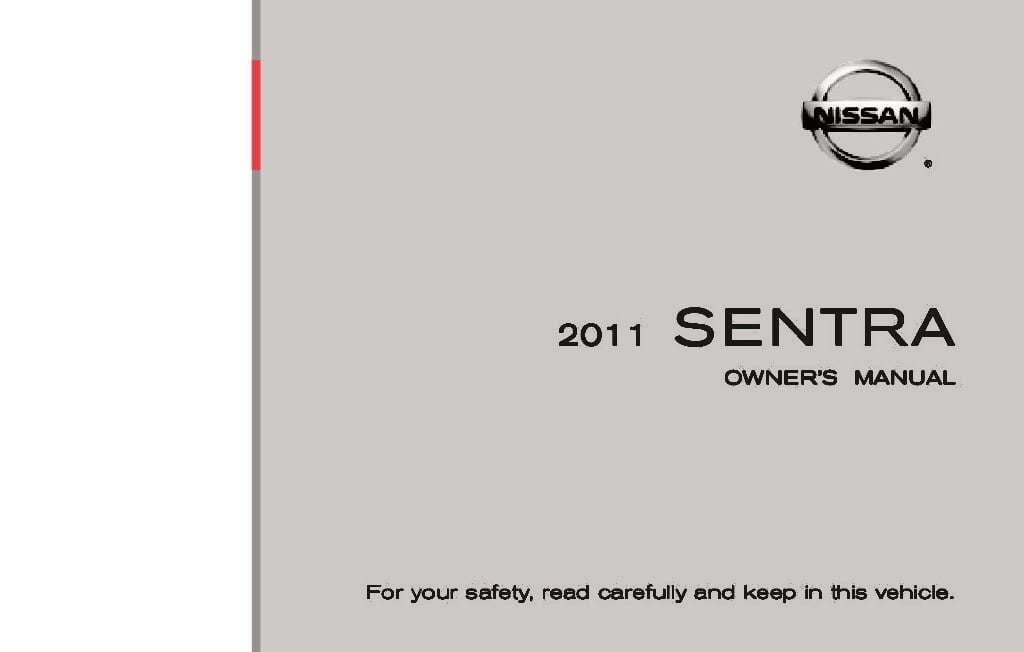 2011 Nissan Sentra Owner’s Manual Image