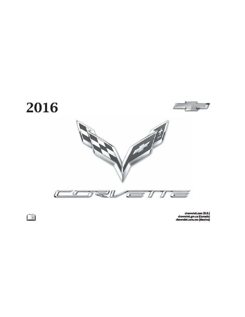 2016 Chevrolet Corvette Owner’s Manual Image
