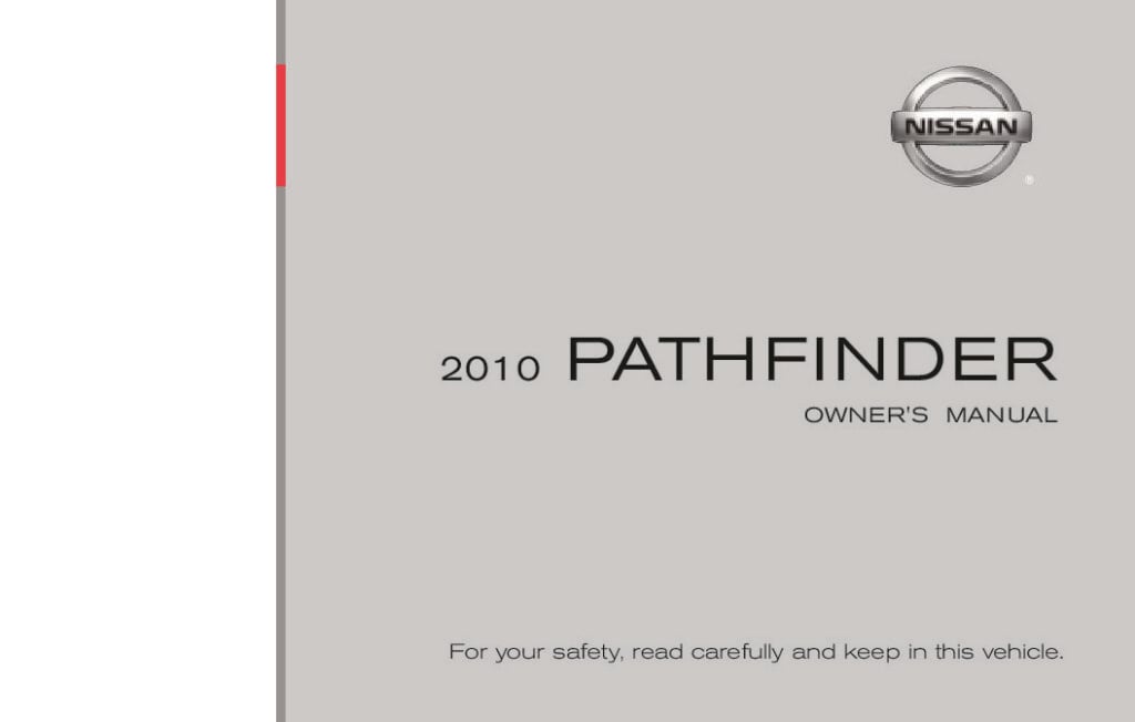 2010 Nissan Pathfinder Owner’s Manual Image