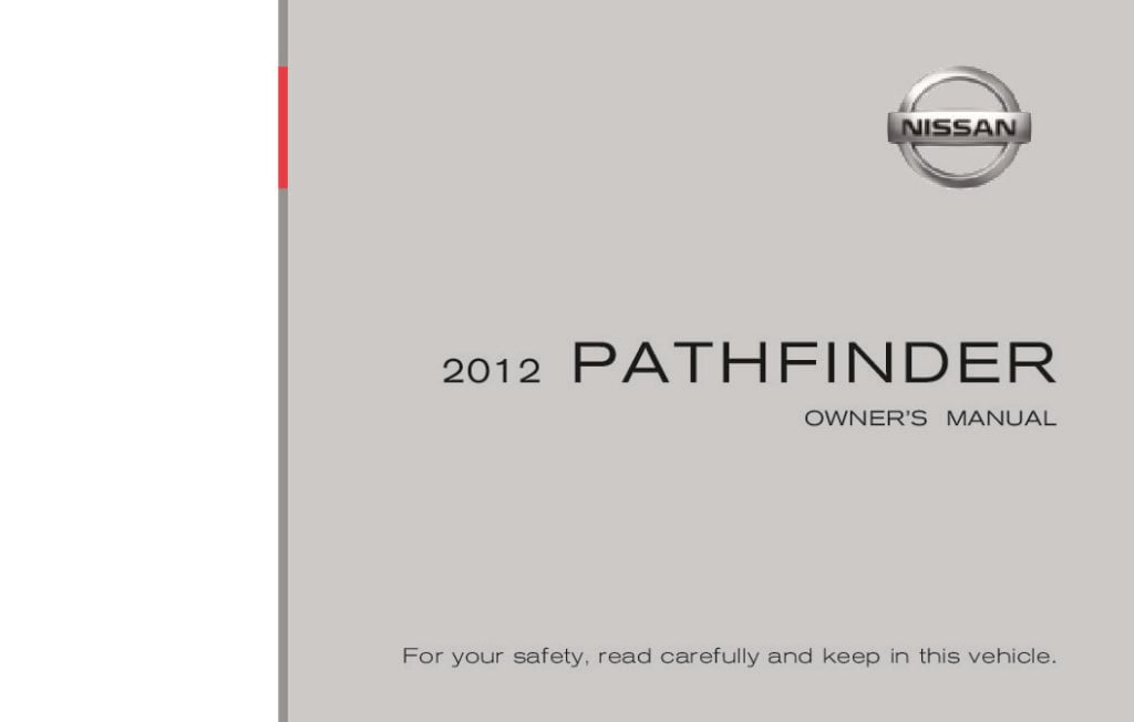 2012 Nissan Pathfinder Owner’s Manual Image