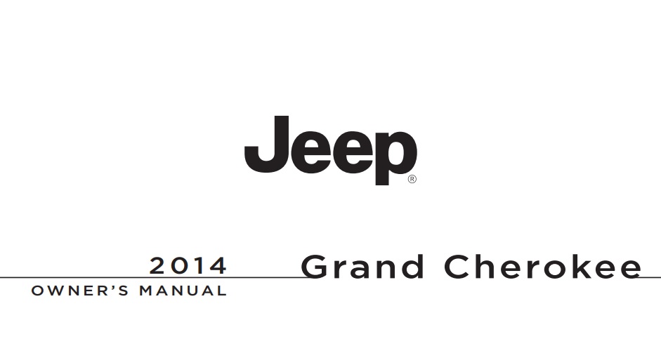 2014 Jeep Grand Cherokee Laredo Owner’s Manual Image