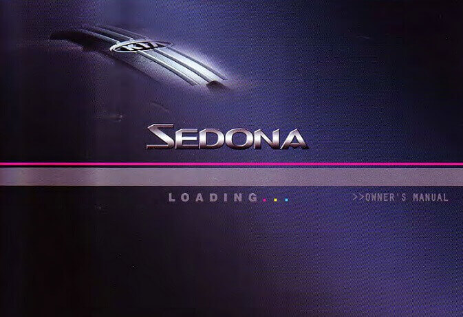 2004 Kia Sedona Owner’s Manual Image
