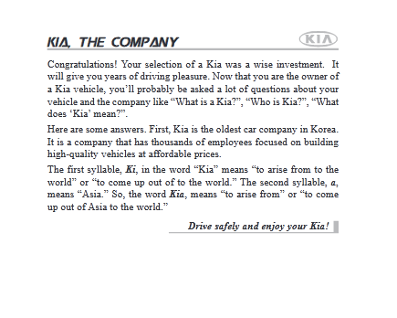 2020 Kia Sedona Owner’s Manual Image