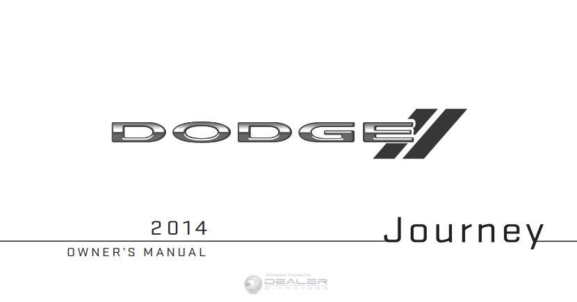 2014 Dodge Journey Owner’s Manual Image
