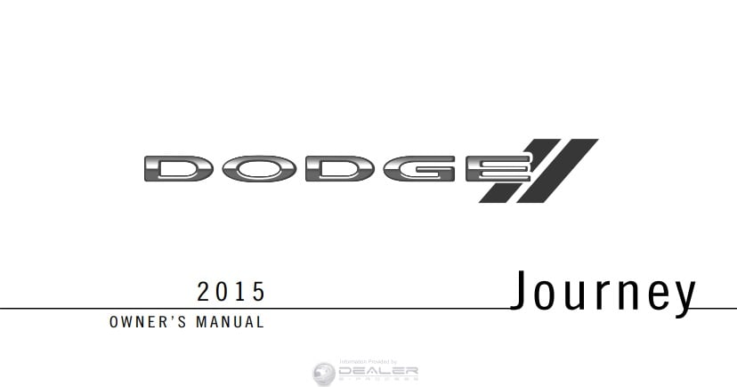 2015 Dodge Journey Owner’s Manual Image