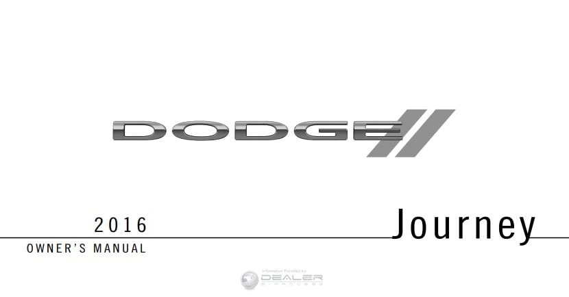2016 Dodge Journey Owner’s Manual Image