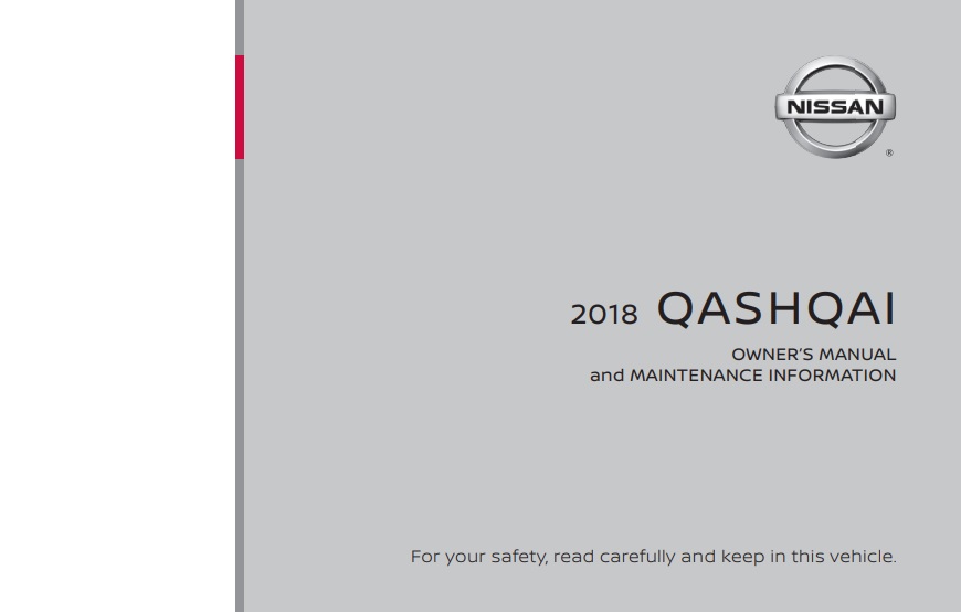 2018 Nissan Qashqai Owner’s Manual Image