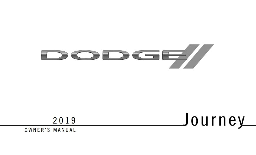 2019 Dodge Journey Owner’s Manual Image