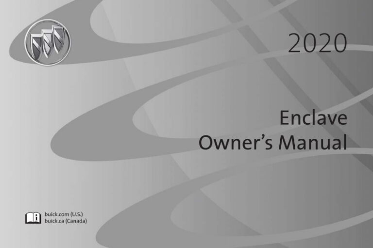 2020 Buick Enclave Owner’s Manual PDF Manual Directory
