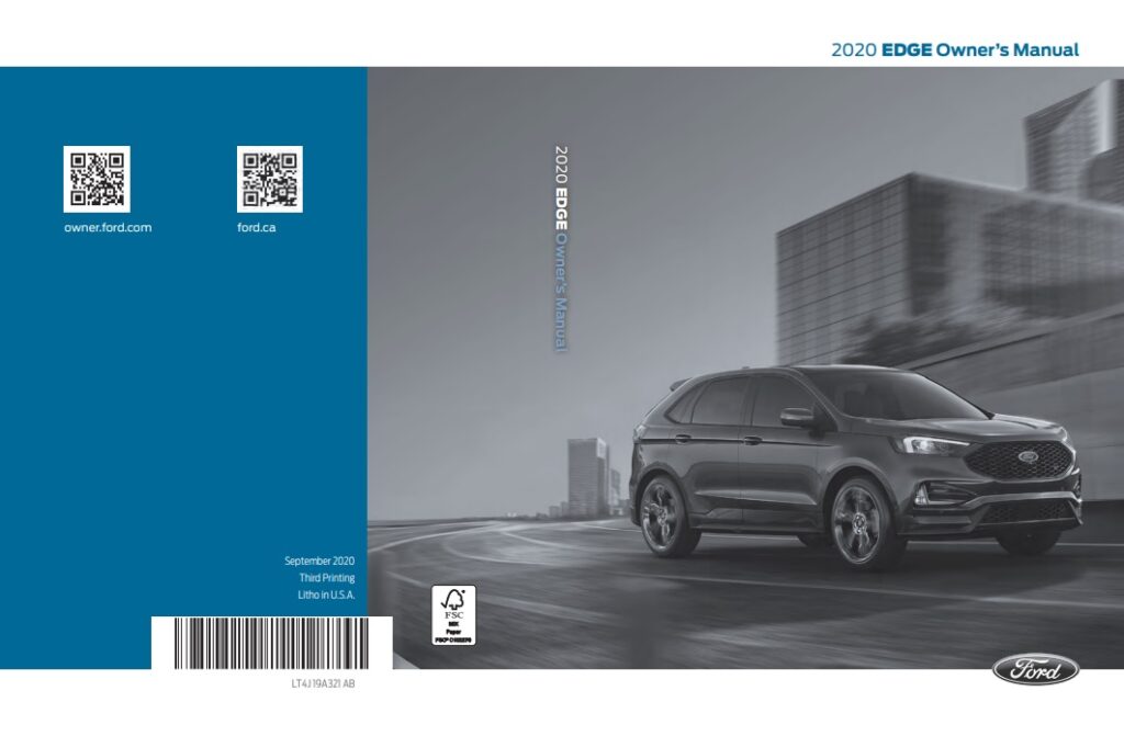 2020 Ford Edge Owner’s Manual Image