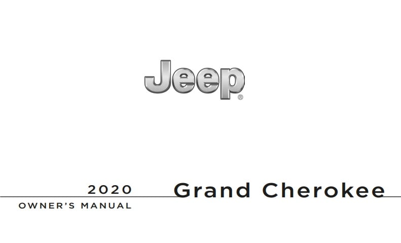 2020 Jeep Grand Cherokee Owner’s Manual Image