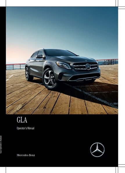 2020 Mercedes Benz GLA Owner’s Manual Image