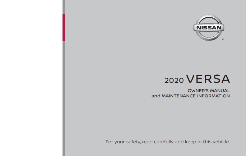2021 Nissan Versa Note Owner’s Manual Image