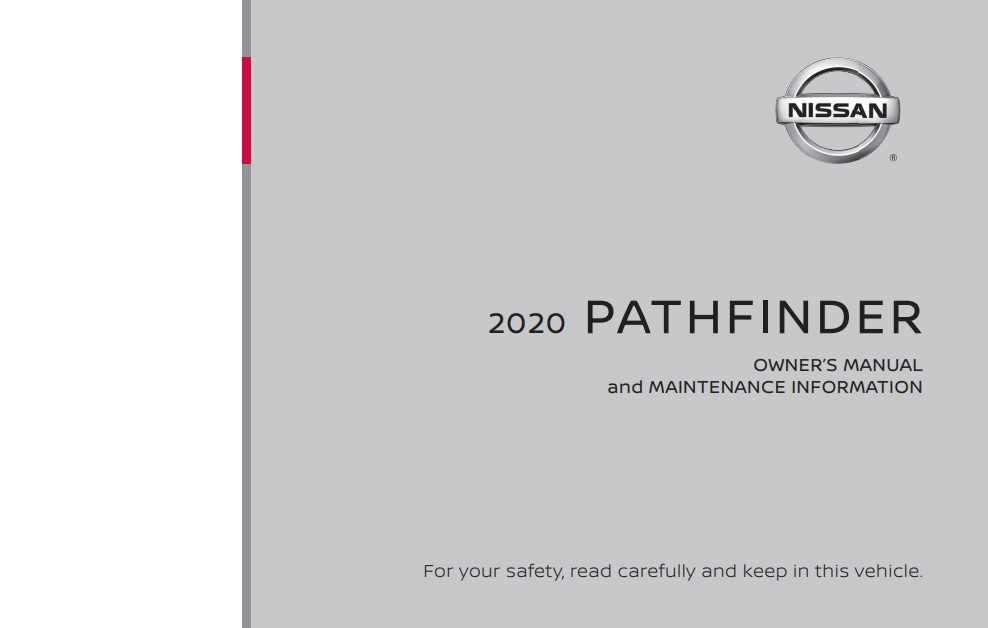 2020 Nissan Pathfinder Owner’s Manual Image