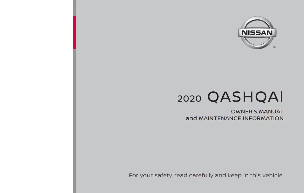2020 Nissan Qashqai Owner’s Manual Image
