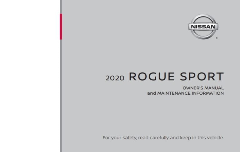 2017 NISSAN ROGUE SPORT OWNERS MANUAL PDF FREE DOWNLOAD visual data 8