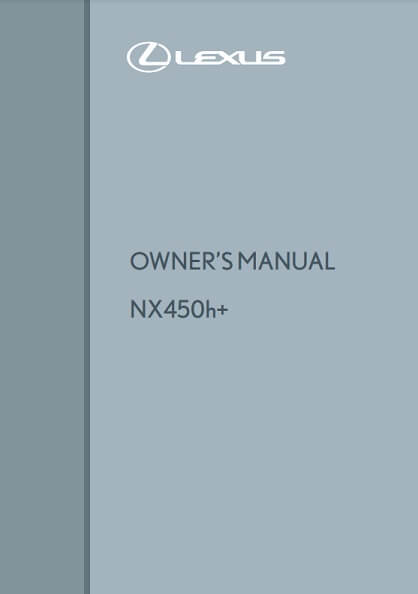 2021 Lexus NX Hybrid Owner’s Manual Image