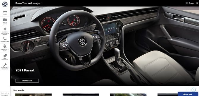 2021 Volkswagen Passat Owner’s Manual Image