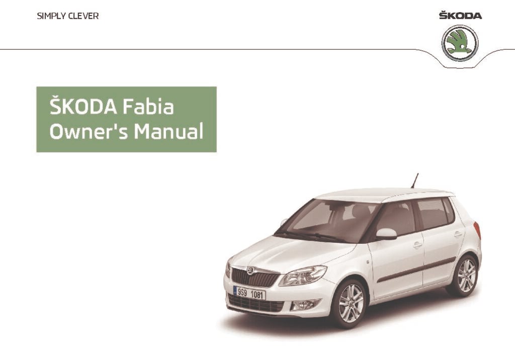 2009 Skoda Fabia Owner’s Manual Image