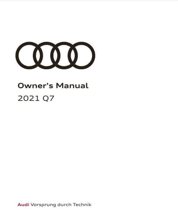 2021 Audi Q7 Owner’s Manual Image