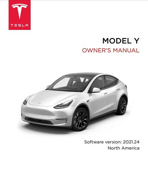 2021 Tesla Model Y Owner’s Manual Image