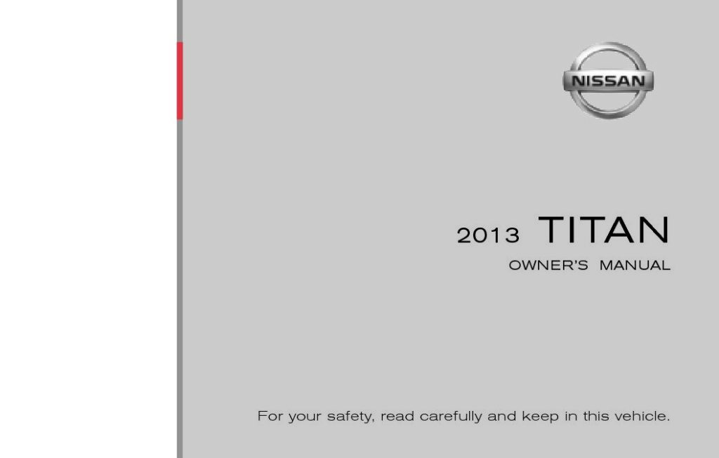 2013 Nissan Titan Owner’s Manual Image