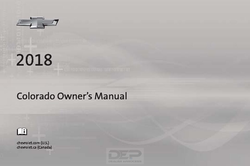 2018 Chevrolet Colorado Owner’s Manual Image