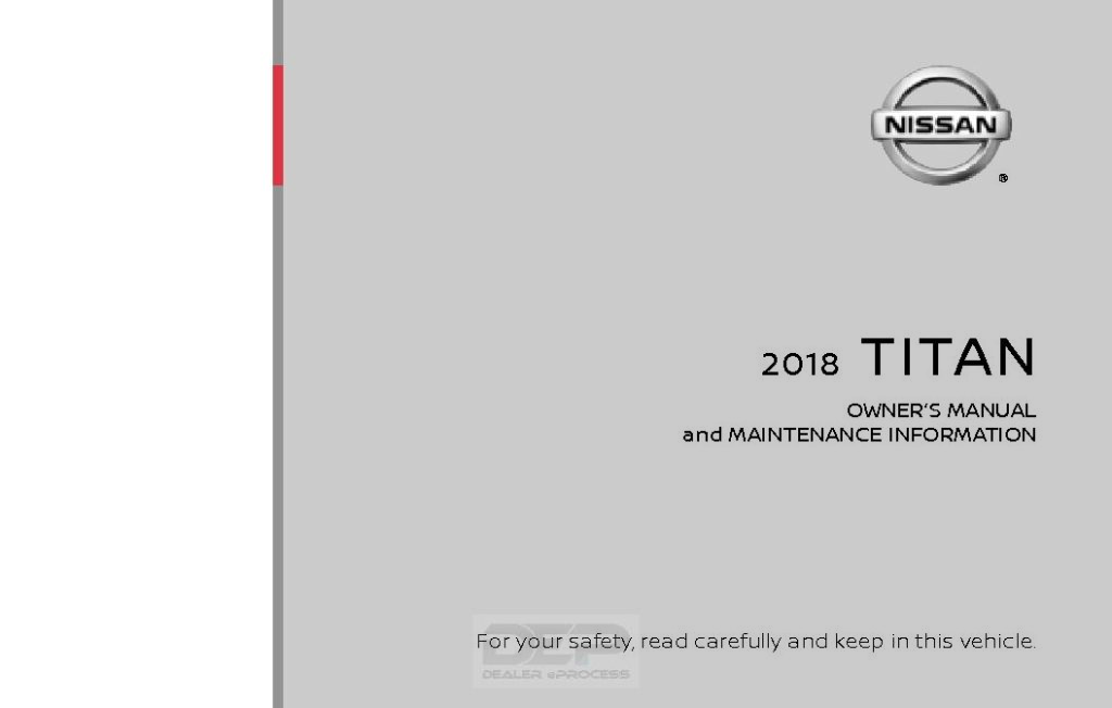 2018 Nissan Titan Owner’s Manual Image