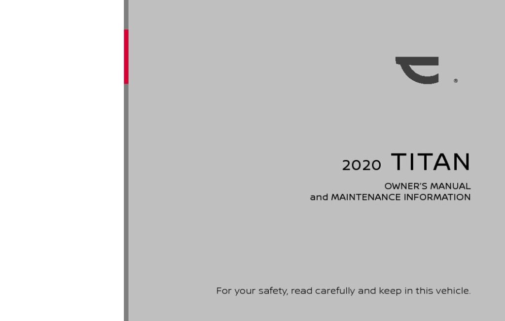 2020 Nissan Titan Owner’s Manual Image
