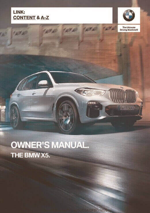2021 BMW X5 Owner’s Manual Image