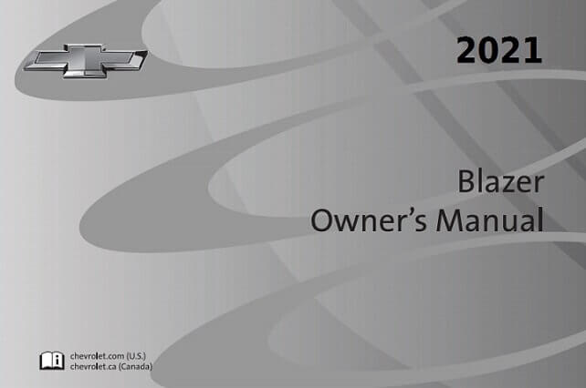 2021 Chevrolet Blazer Owner’s Manual Image
