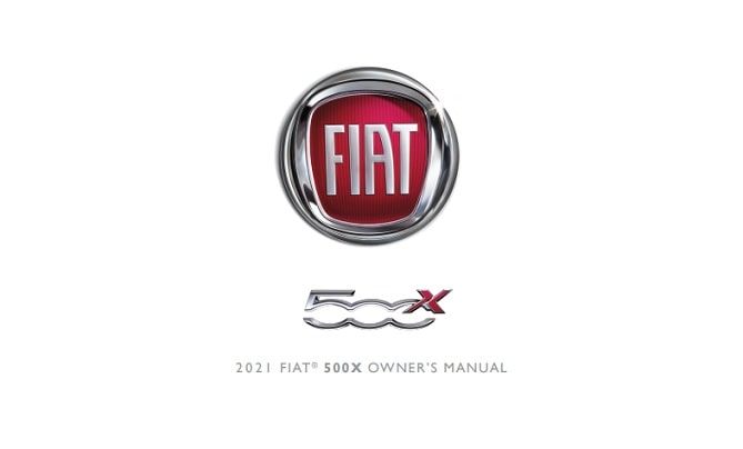 2021 Fiat 500X Owner’s Manual Image