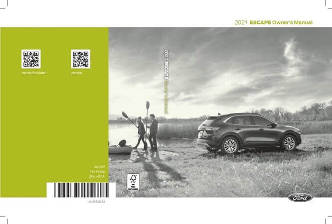 2021 Ford Escape Owner S Manual Pdf Manual Directory